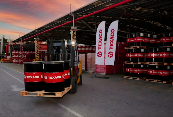 Texaco ulja i maziva u industrijskom skladištu